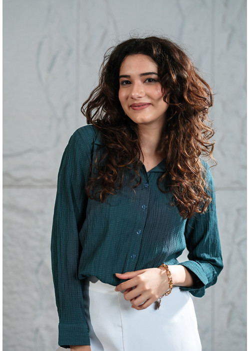 FRANCA FRONT TIE UP BLOUSE